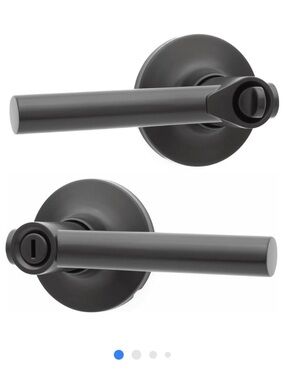 Honeywell Modern Matte black bed and bath lever set